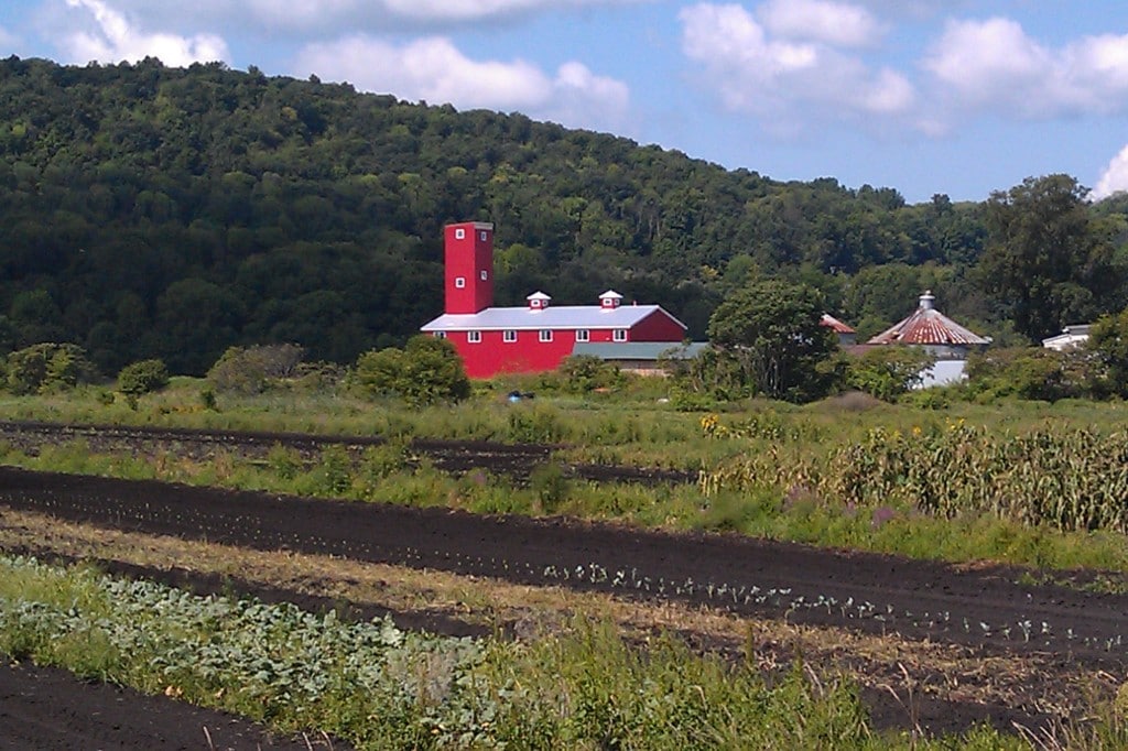 Slideshow Image of Black Dirt Distillery red barn